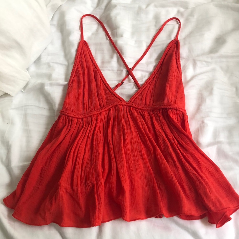 Abercrombie Red Tank